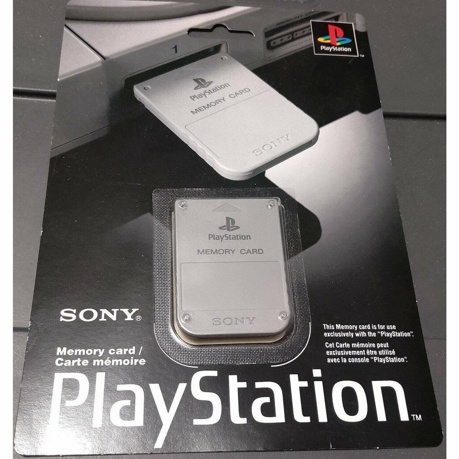 PS1 OFFICIAL MEMORY CARD GRAY - Accessories